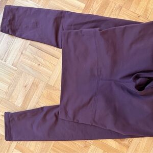 Deep Purple High-Waisted Leggings